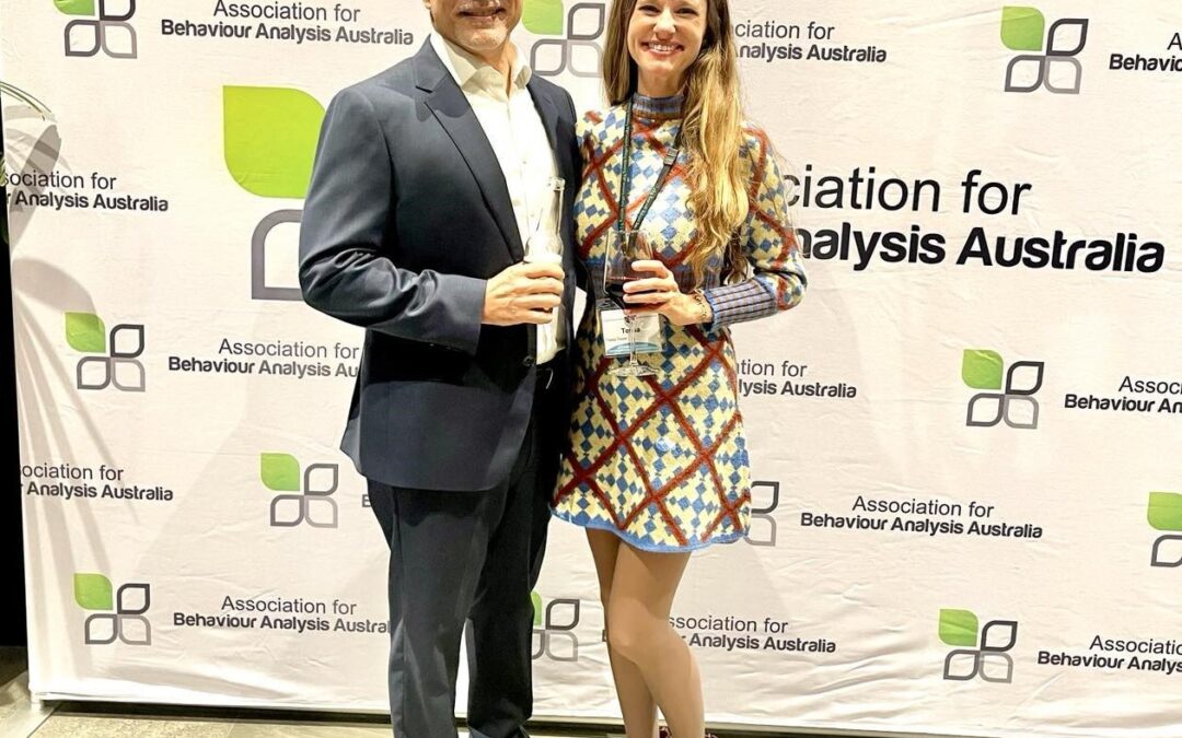 Beyond surreal and grateful for my professor from 14 years ago to have come from Baltimore to Australia to present the keynote address! #abaabrisbane2023 Louis Hagopian, Ph.D., BCBA-D