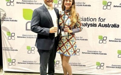Beyond surreal and grateful for my professor from 14 years ago to have come from Baltimore to Australia to present the keynote address! #abaabrisbane2023 Louis Hagopian, Ph.D., BCBA-D