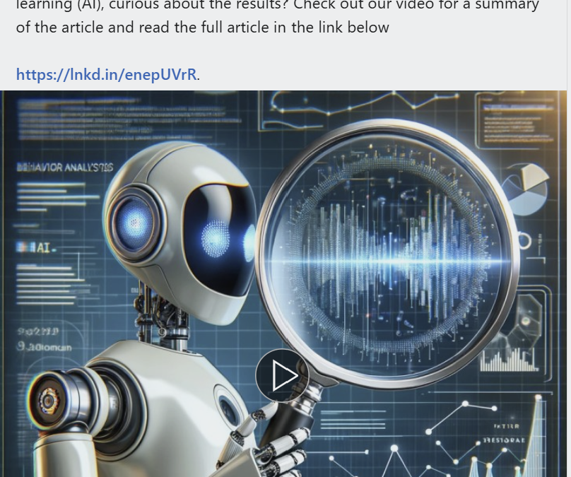 New article: Machine Learning to Support Visual Inspection of Data: A Clinical Application