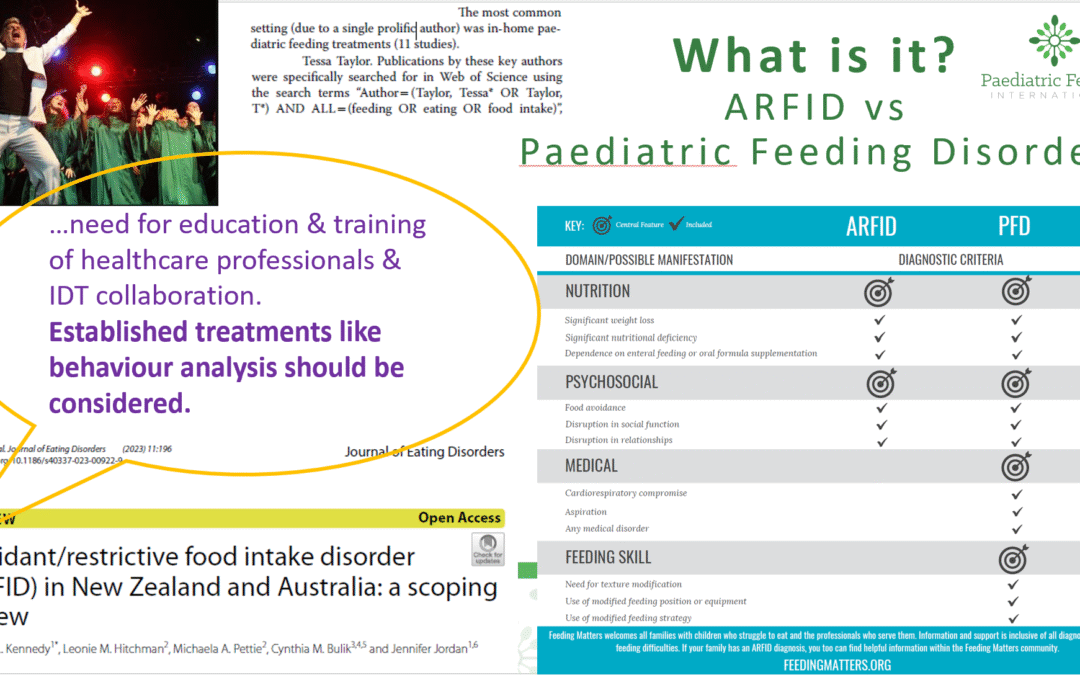 ARFID: Dr. Kennedy’s review in NZ & Auz–Finally an author finds the paediatric feeding disorder literature!